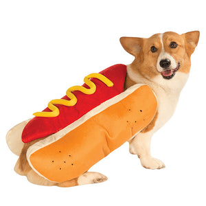 Funny Hot Dog Design Pet Halloween Costume Outfit